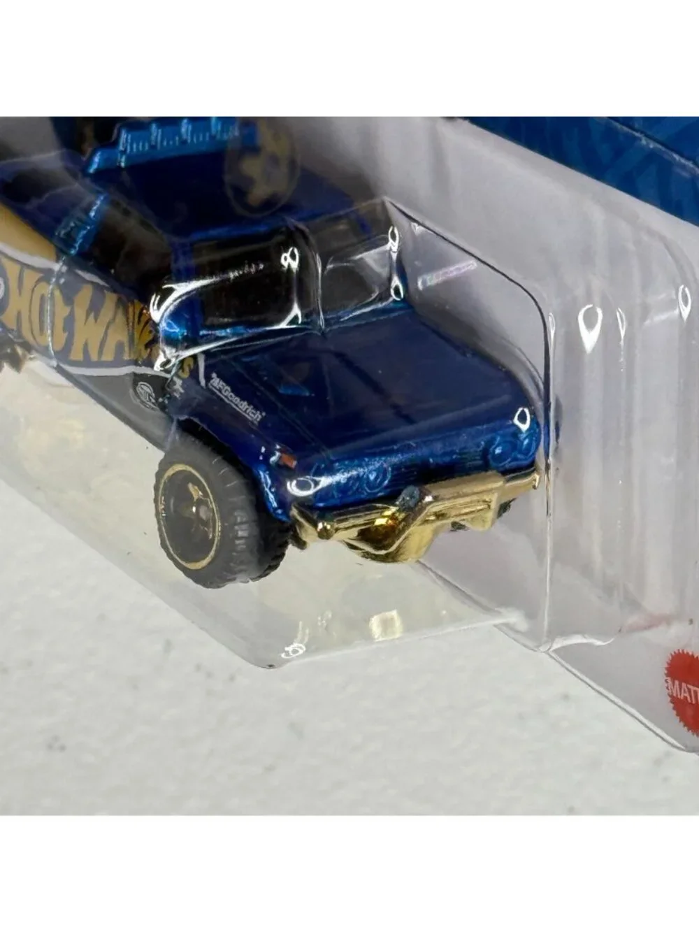 Hot Wheels Subaru BRAT Blue Gold Pickup Truck Diecast Car New